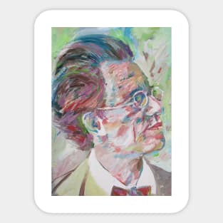 GUSTAV MAHLER - oil portrait Sticker